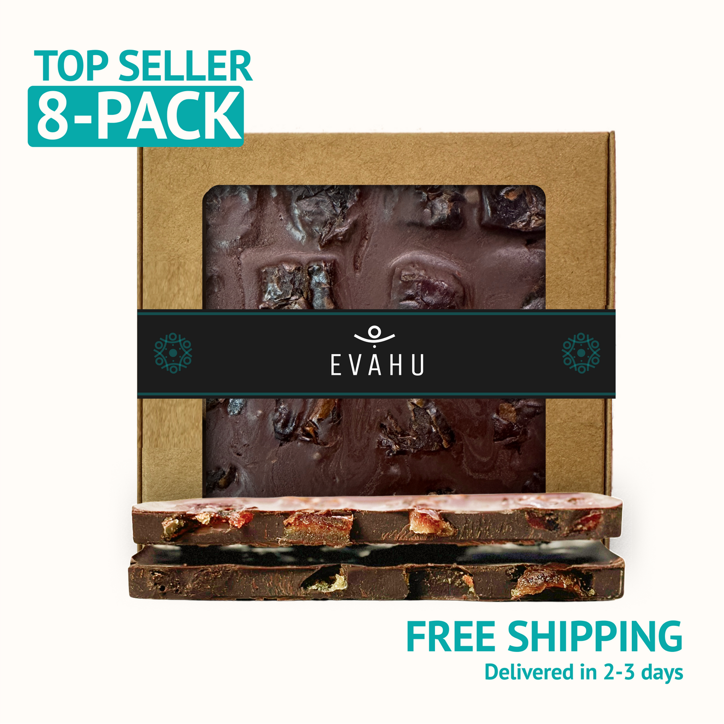 MEDJOOL DATE CHOCOLATE 8-PACK